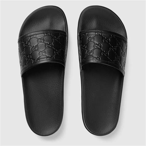 gucci grommet slides|Gucci slide sandals.